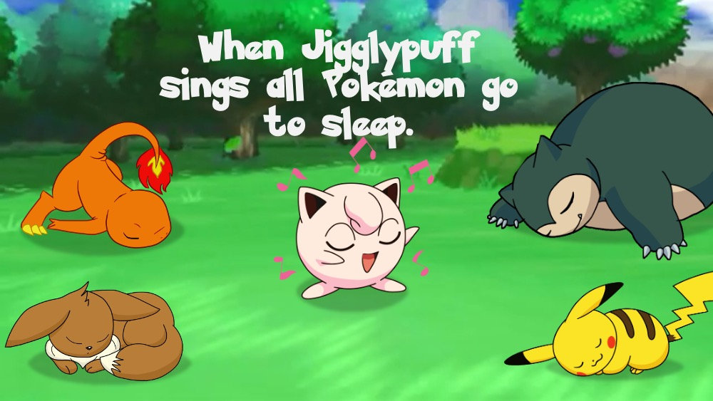 Sleeping Pokemon